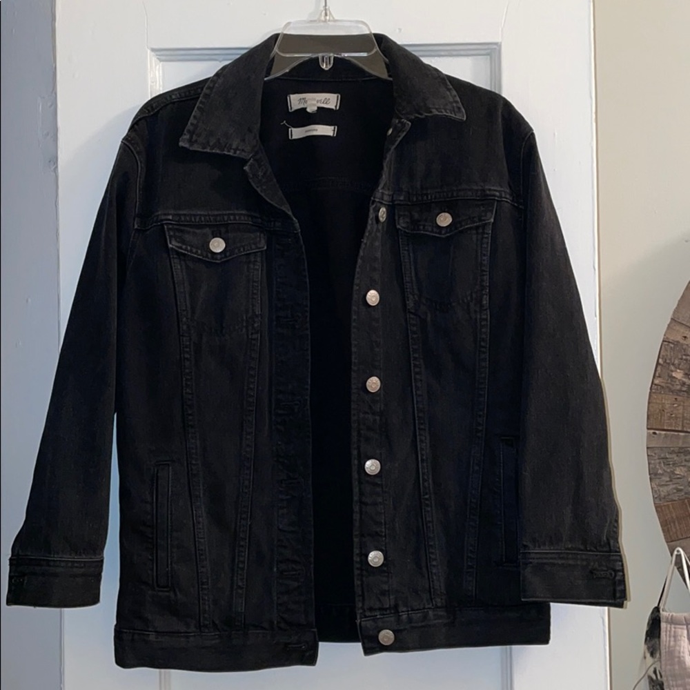 Madewell Vintage black wash jean jacket
